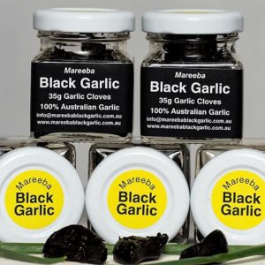 35g Mareeba Black Garlic peeled cloves x5. World's best unique sweet tropical flavour 5