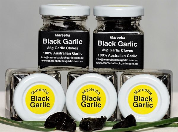 35g Mareeba Black Garlic peeled cloves x5. World's best unique sweet tropical flavour 5