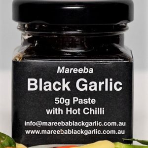 50g Mareeba Black Garlic puree paste with Hot Chilli. World's best unique sweet tropical flavour 5