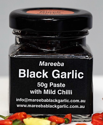 50g Mareeba Black Garlic puree paste with Mild Chilli. World's best unique sweet tropical flavour 5