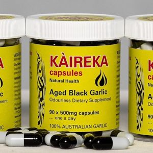 Kaireka Black Garlic Capsules x3. (270) 100% Australian grown aged Mareba Black Garlic 5